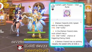 Comet Light Fission Star Rune Damage test | Ragnarok Mobile Eternal Love