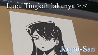 Komi-san 🥰🥰 | Speed Drawing | Anime Komi Can't Communicate