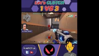 Let's CLUTCH 1 vs 3 : VALORANT #Shorts