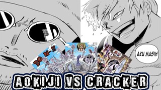 Cerita Sebelum Cracker Membeku & Pudding Diculik Oleh Aokiji - Cover One Piece Volume Germa 66