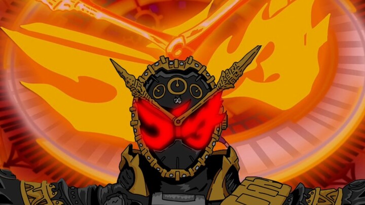[Lukisan Tangan] [Animasi] Versi animasi Raja Iblis berubah menjadi animasi transformasi Ohma Zi-O