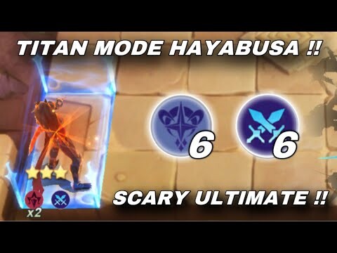 TITAN MODE HAYABUSA SCARY ULTIMATE ‼️ 6 ASTRO POWER + 6 SWORDSMAN = AUTO WIN ✅