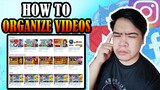 HOW TO ORGANIZE YOUTUBE VIDEOS ON YOUR CHANNEL