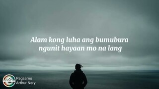 Pagsamo By Arthur Nery | Lyrics Video