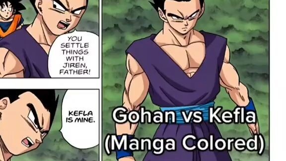 Di anime, Goku melawan Kefla. Tapi di manga, Gohan yang maju menghadapi fusion Universe 6!