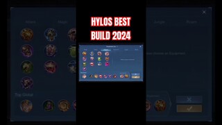 Hylos Best Build 2024 (Part 2) #shorts #mlbb