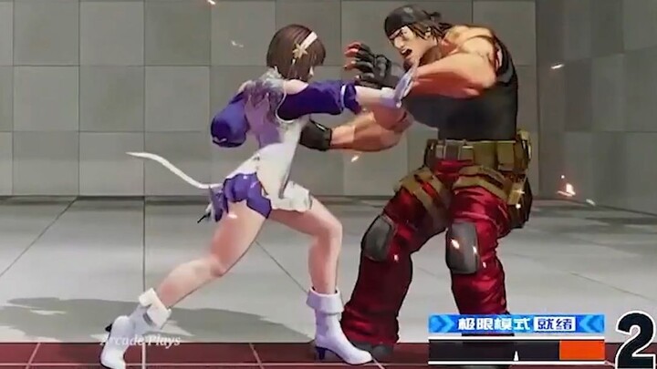 【2.21】قتال كينغ أوف فايترز 15: زِنغ جيا تشن ضد الطفل ~ ماتسوميا أثينا تواجه رالف ذو الأداء الخارق