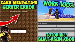 YES! CARA MENGATASI SERVER ERROR DI MINECRAFT PE 1.17 + Cara buat Akun XBOX di mcpe 1.17