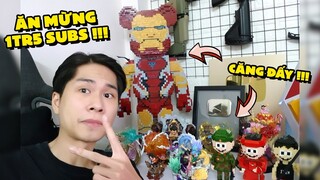 ĂN MỪNG 1TR5 NGƯỜI ĐĂNG KÝ BẰNG SIÊU MÔ HÌNH KHỔNG LỒ !!! (Pobbrose Vlog) ✔