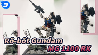 Rô-bốt Gundam|[Cảnh sản xuất】Tạo diorama với khung ảnh 100yen』MG 1100 RX_3