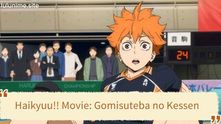 Haikyuu!! Movie: Gomisuteba no Kessen (The Dumpster Battle) Sub Indo