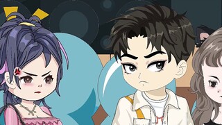 الحلقة 10｜"قصة تشينغ لوه الغامضة" الحلقة 10: التنافس على جمال المدرسة #خطة الرسوم المتحركة السحرية #