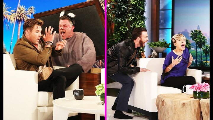 The Best Of Ellen Scares Celebrities Part 2