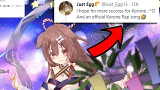 Korone-hime responds to my Tanabata WISH