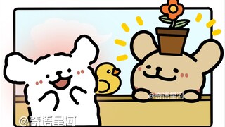 【线条小狗】小剧场——你的小可爱突然出现&你寄几没有耳朵吗