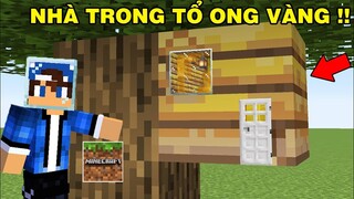 Thử Thách Sinh Tồn 1 Ngày | Trở Thành Con Ong Vàng Và Nhà Ong Trên Cây | TRONG MINECRAFT PE..!!