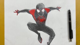 How to draw Spider-Man: Across the Spider-Verse || step-by-step