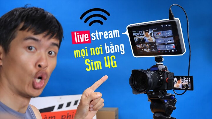 Livestream di động, gọn nhẹ với Yolobox Pro