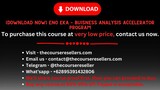 Eno Eka – Buisness Analysis Accelerator Program