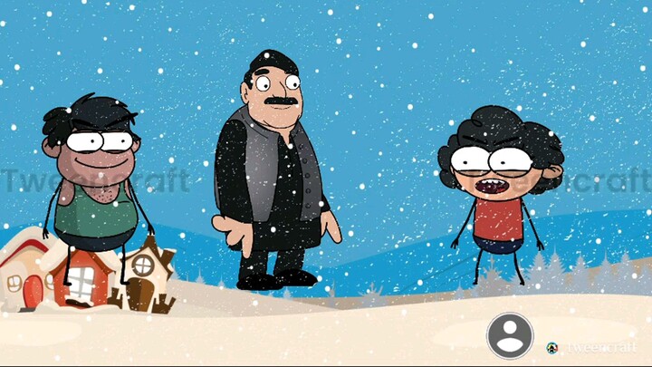 ketika main salju chekkk