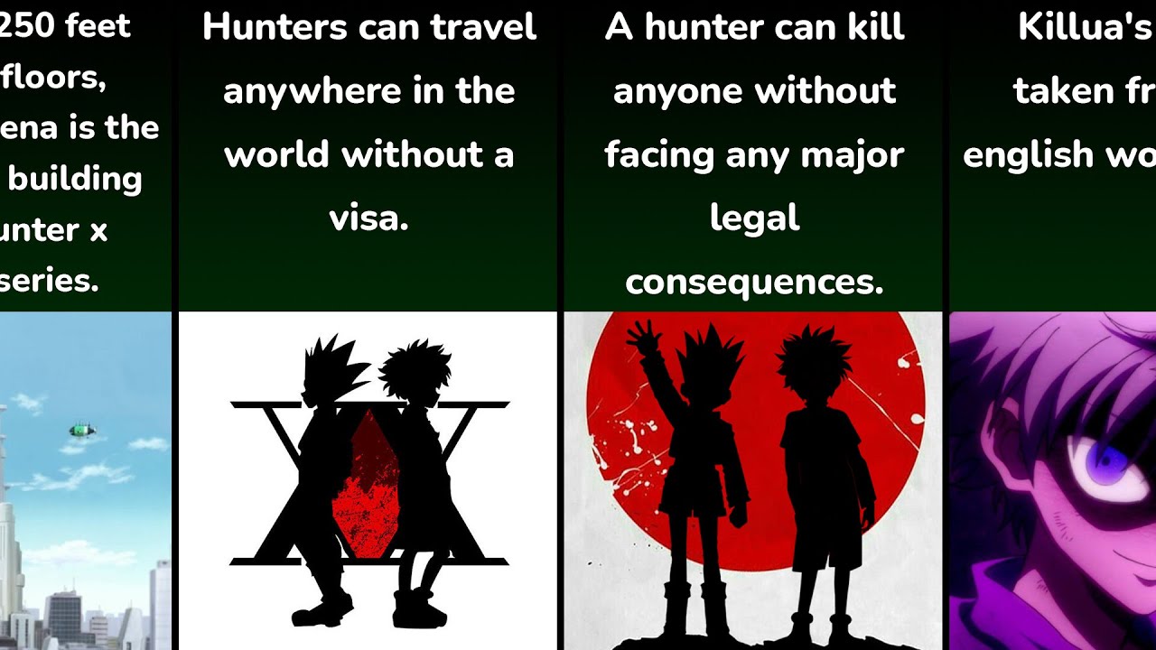comparing hunter x hunter｜Pesquisa do TikTok