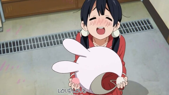 Why are you blushing? I won't do it again.