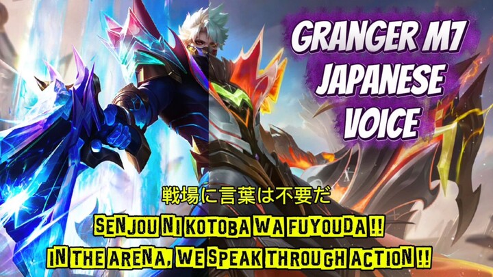 Granger Japan Voice & Quotes Mobile Legends Skin M7 biasa