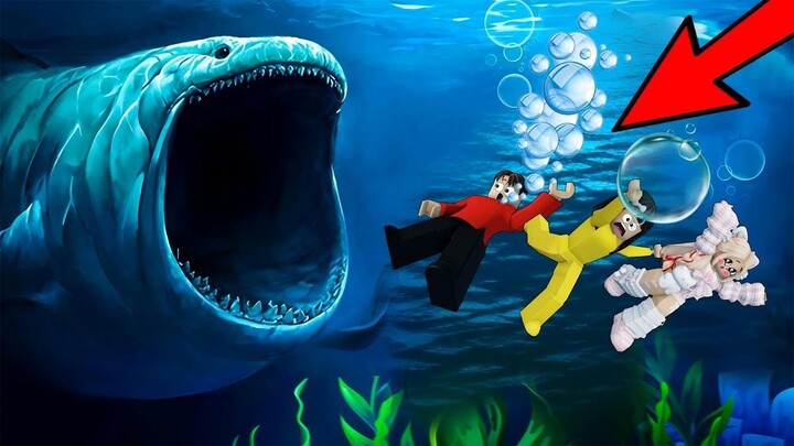 Yuta, Mio Dan Baby Celine Mengalahkan Bloop Dan Kraken  ROBLOX
