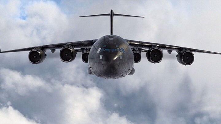科幻：能垂直起降、空中原地掉头的神盾局C-17隐形飞机