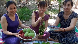 Cóc Non Xoài Chua Chấm Mắm Ruốc Xào Ba Rọi Ê Cả Hàm Răng| TKQ T555