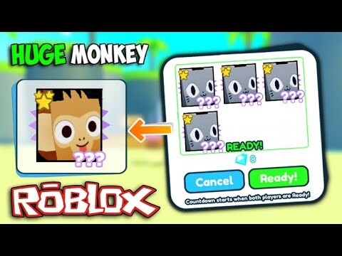 Pet Simulator X - I GOT THE SECRET PET "HUGE MONKEY" - ROBLOX