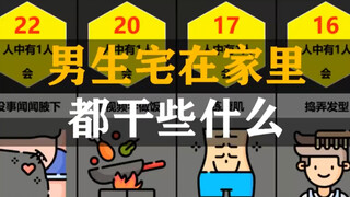 男生宅在家里都干些什么，最后一个你必中