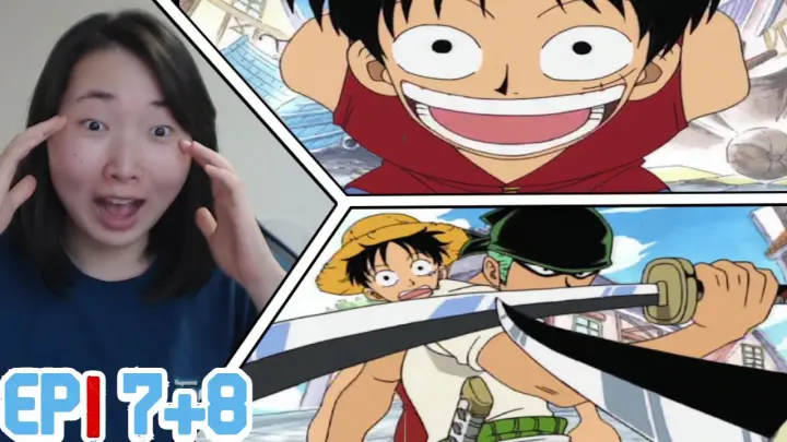 Luffy VS Captain Buggy!! One Piece Episode 7+8 Blind Reaction + Discussion!