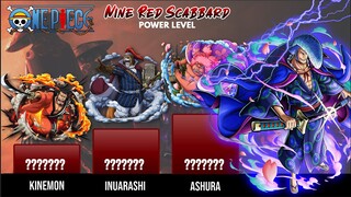 ONE PIECE - NINE RED SCABBARD 🔥🔥🔥 Power Levels | Akazaya Nine | Manga | Hachimaru-Kun