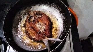 BANGUS BELLY COOKING + LETTUCE AND MUKBANG 🤤