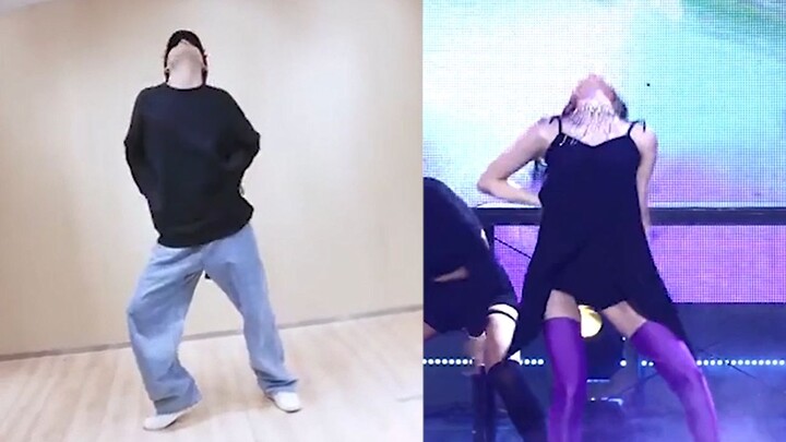 [R1SE Yao Chen & Girl Group Dance] เวอร์ชันเปรียบเทียบช็อตตรงทั้งหมดอยู่ที่นี่~