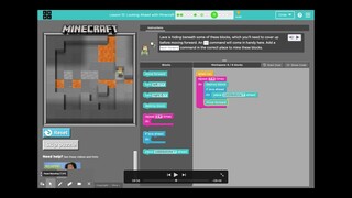 Code.org Course C Lesson 12 Minecraft