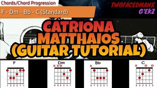 Matthaios - Catriona (Guitar Tutorial)