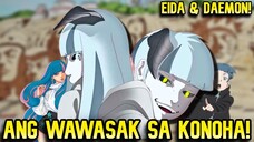 ANG DALAWANG BAGONG OTSUTSUKI NA WAWASAK SA KONOHA! - Eida & Daemon's Plan | Boruto Chapter 74