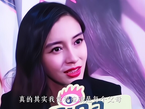 Little Sponge is Baby’s Only Weak Spot #Angelababy