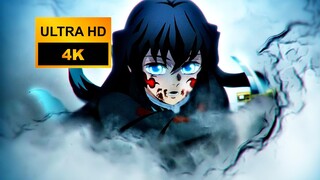 【𝟒𝐊𝟔𝟎𝐅𝐏𝐒】经费炸裂！霞柱单杀上弦之伍玉壶！霞之呼吸·柒之型·胧！【鬼灭之刃锻刀村篇】