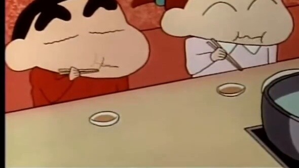 [Crayon Shin-chan clip] Shin-chan disturbed Nini's mother's good things again