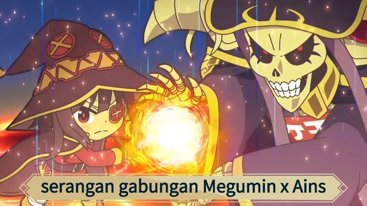 #KompetisiKreasiUnggahan5, Megumin merapal, Ains malah diem aja