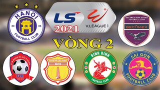Kết quả vòng 2 bóng đá Việt Nam V-league 2021