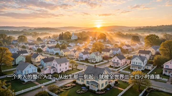 52分钟看完《楚门的世界》：他活了30年才发现，全世界都在看他演戏，只有他的人生是真的！