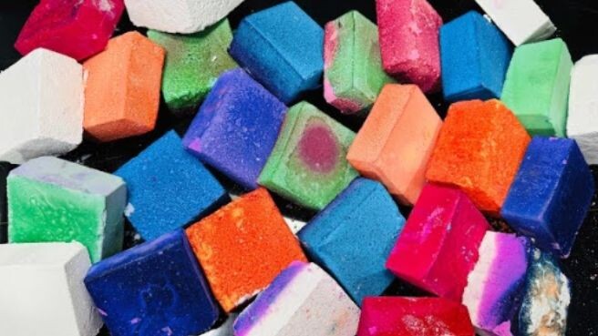 Variety Crispy Chalk ASMR Crush | Satisfying Chalk Crushing Sounds