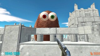 Hunting Monsters in Fortress Of Horror. Animal Revolt Battle Simulator