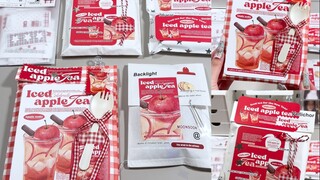 沉浸式打包吧唧｜苹果冰茶🍎清凉一下！