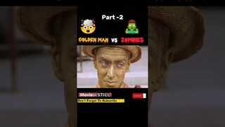 Golden Men vs Zombies 🧟‍♂️ Part-2 | Horror Still movie Explained in hindi #youtubeshorts #shorts