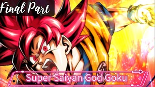 Coloring Super Saiyan God Goku (Final Part)